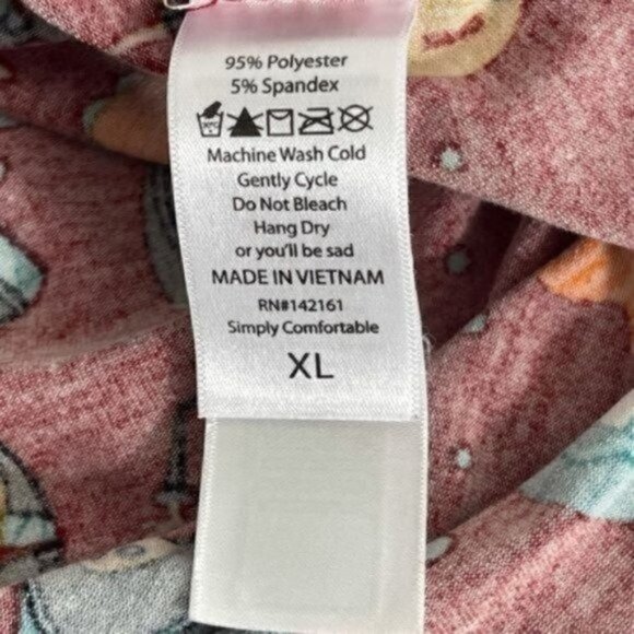 Lularoe Day Of The Dead Amber Hoodie tunic top size XL - Picture 12 of 13